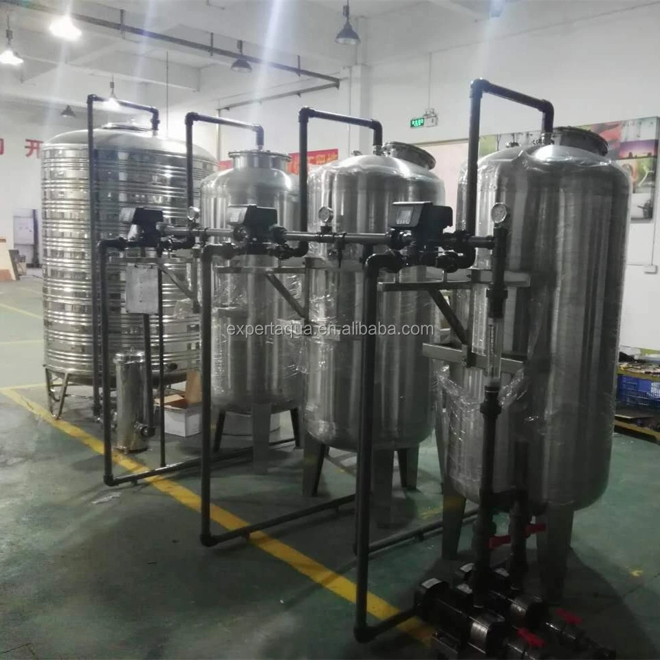 industrial water softener for steam boilers