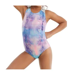 Оптовая продажа, гимнастические трико с т-образным вырезом для девочек