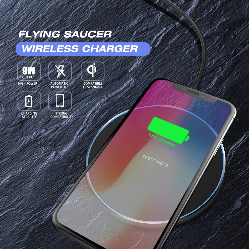 
Newest 10W Fast charger wireless for iPhone X,mobile phone accessories 