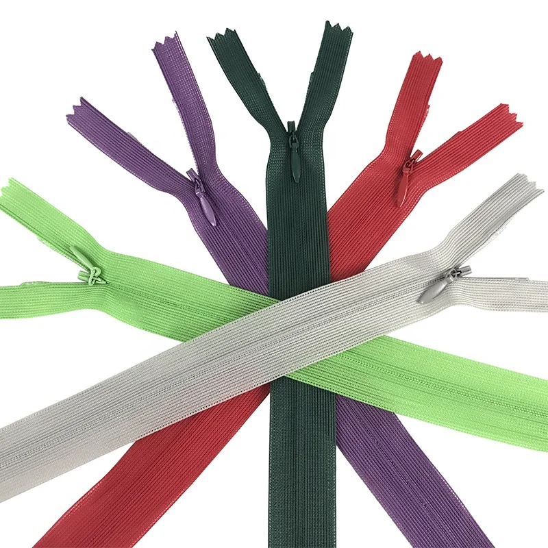 Новый продукт хорошего качества 3 близкий конец на шнуровке и застежке-молнии невидимая молния заказ двусторонний невидимых застежек-молний