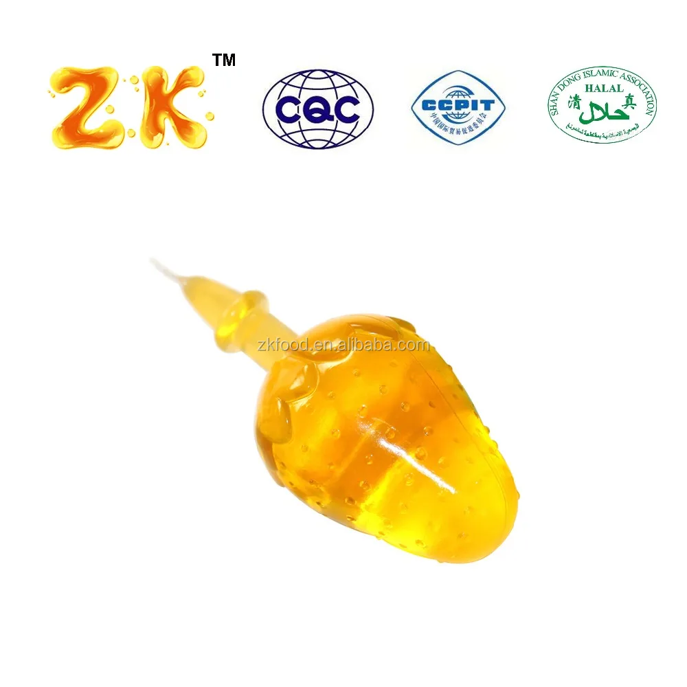 24months shelf life bag packing 22g mni fruit shape jelly