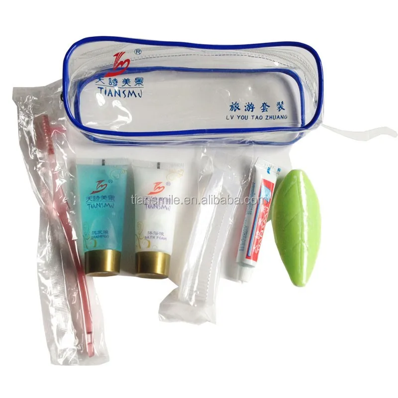 wholesale hotel  airline travel kit and hotel amenities
