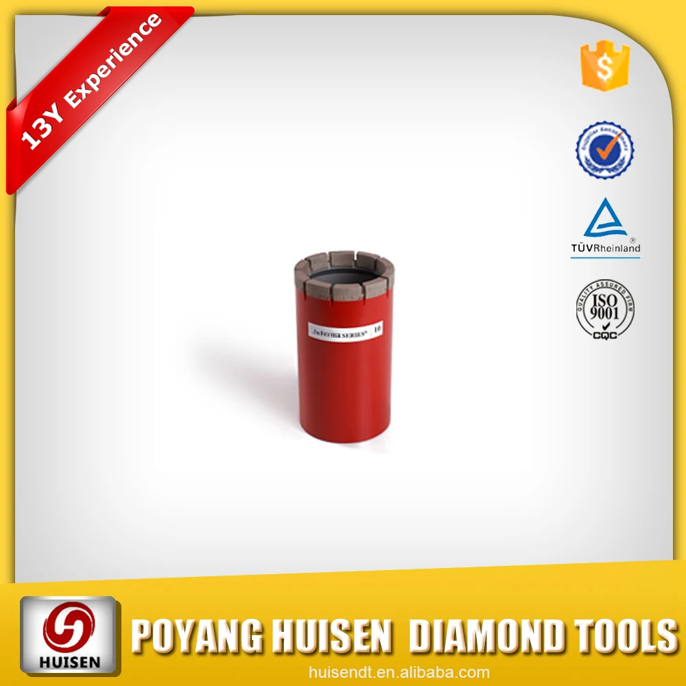 Fast drilling rock stone diamond single tube bit tools rock drill core bit 73/75mm