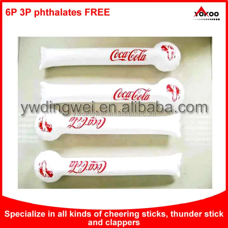 
cheap PE cheering sticks for inflatable advertising 