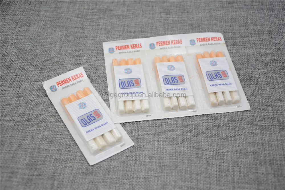 
cigarette shaped chinese fruity hard stick candy sweets 