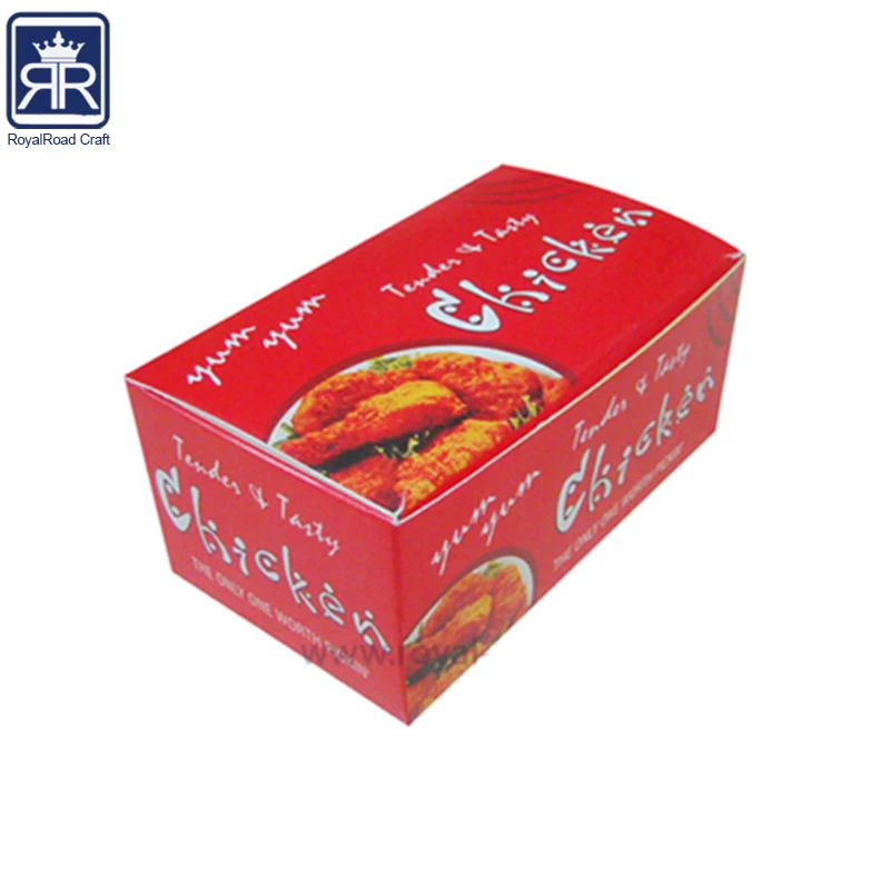 paper Unique fast food take away fried chicken packing box custom from china