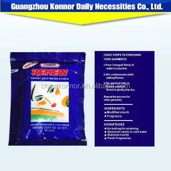 Traditional Laundry Starch Whitener for Clothes Refreshment Premium Fabric Enhancer