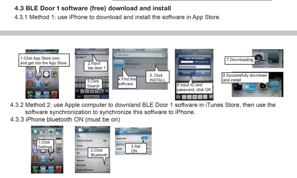 Blue tooth Receiver for Gate Opener & Garage Door Opener Smart Iphone APP Control