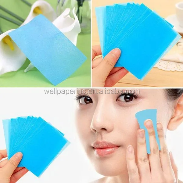 Oil Absorbing Sheets Cosmetic Facial Oil Blotting Paper
