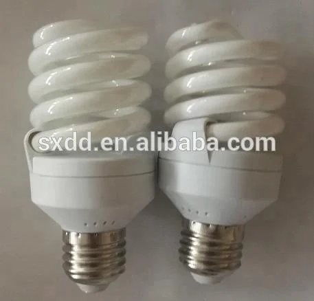Compact Fluorescent lamp wholesale price  T3 9mm Mini full spiral lamp 9W 11W 13W 15W 20WE27 E14 B22 AC110V AC220V 2700k-6500k