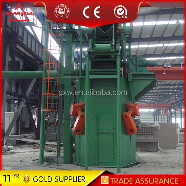 
Marine anchor chain and offshore mooring chain shot blasting machine 