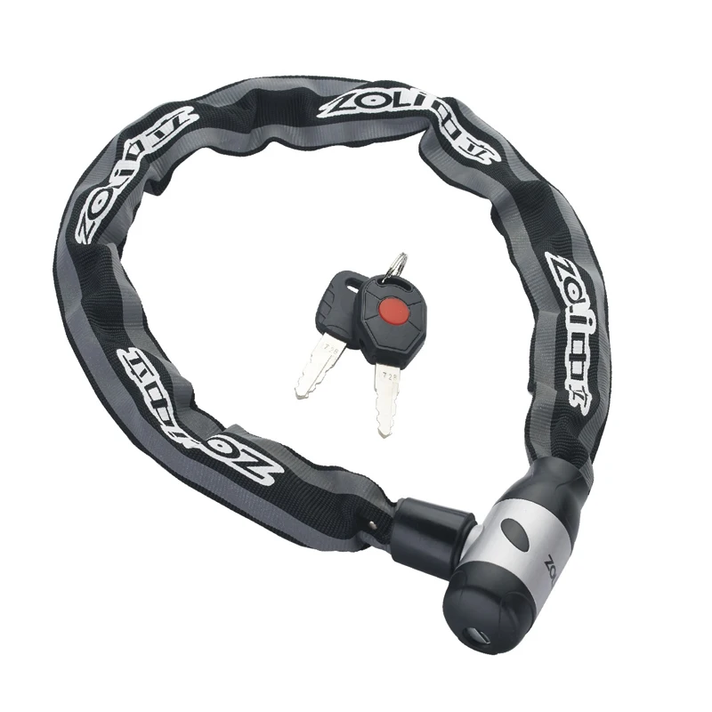 ZOLi 85318 Bike Anti-theft Bicycle Chain Lock Motorcycle Lock Reflective Cloth Lock 85318