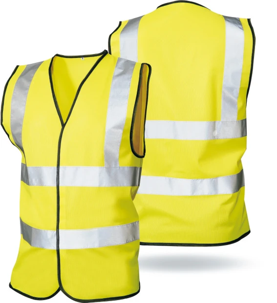High Quality 100%polyester Tricot Fabric Custom Safety Reflective Vest Class 2