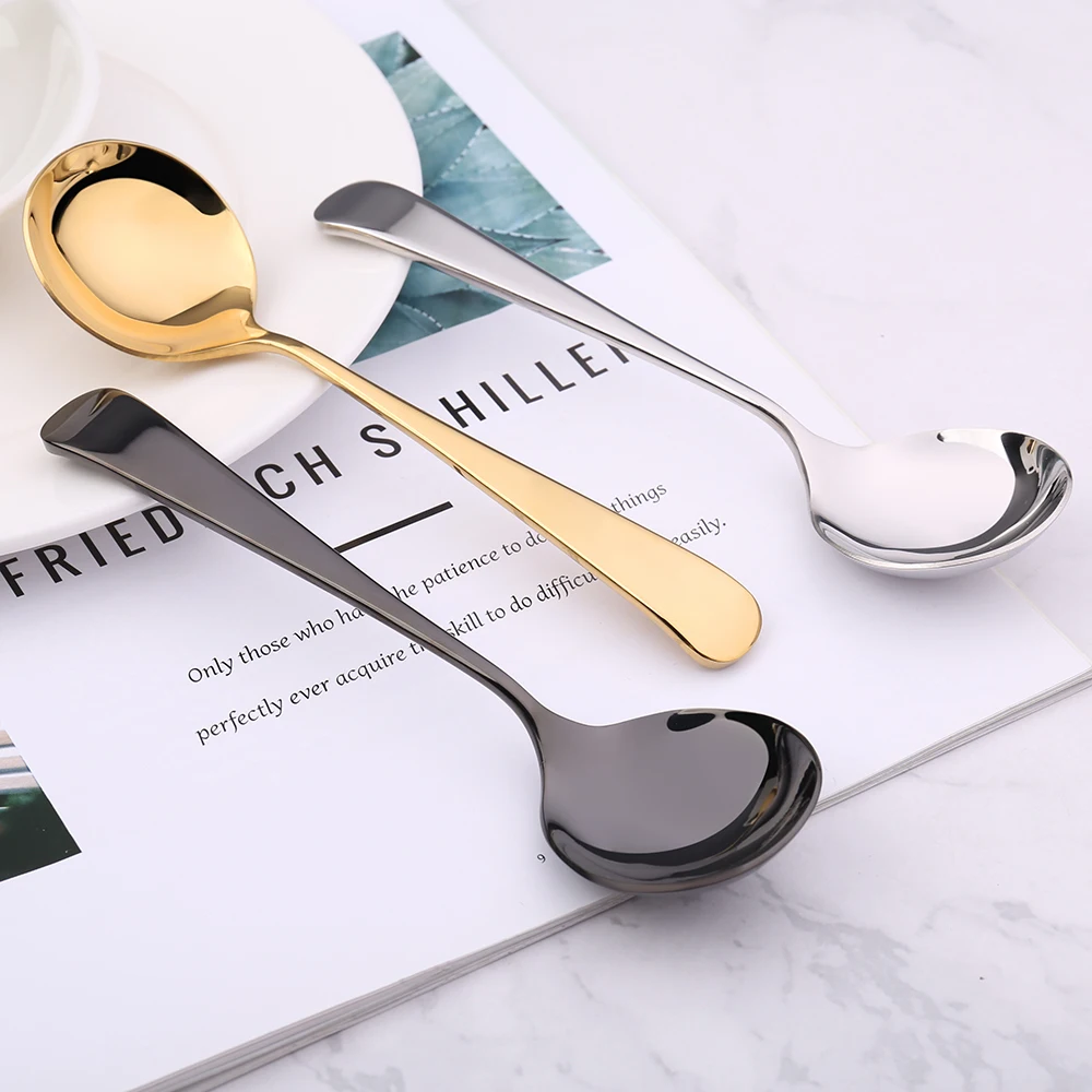 
Cheap Coffee Tasting Tools Round Stainless Steel Coffee Cupping Measuring Spoons 