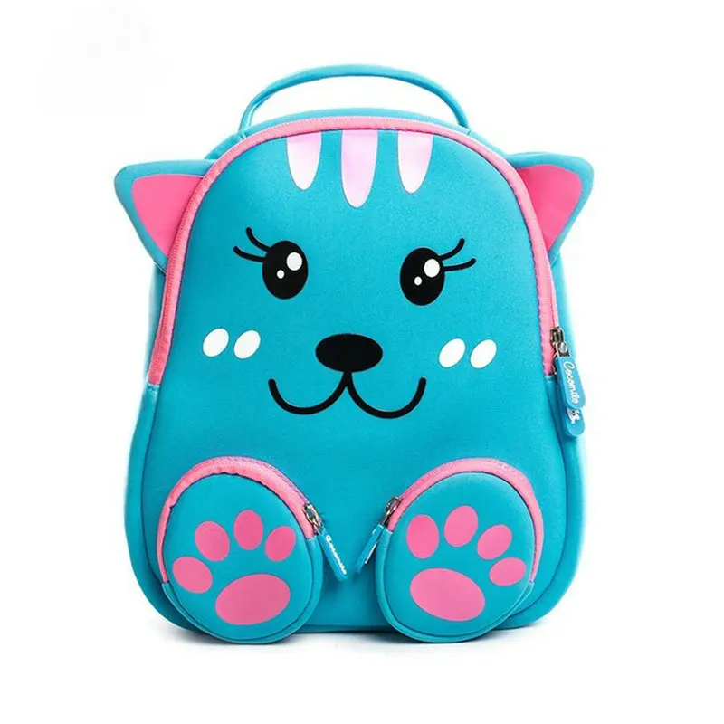3D Kids Zoo Animal School Backpack