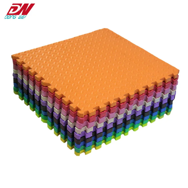 MatNon-toxic Eva Foam Leaf pattern skid resistance Floor Mat