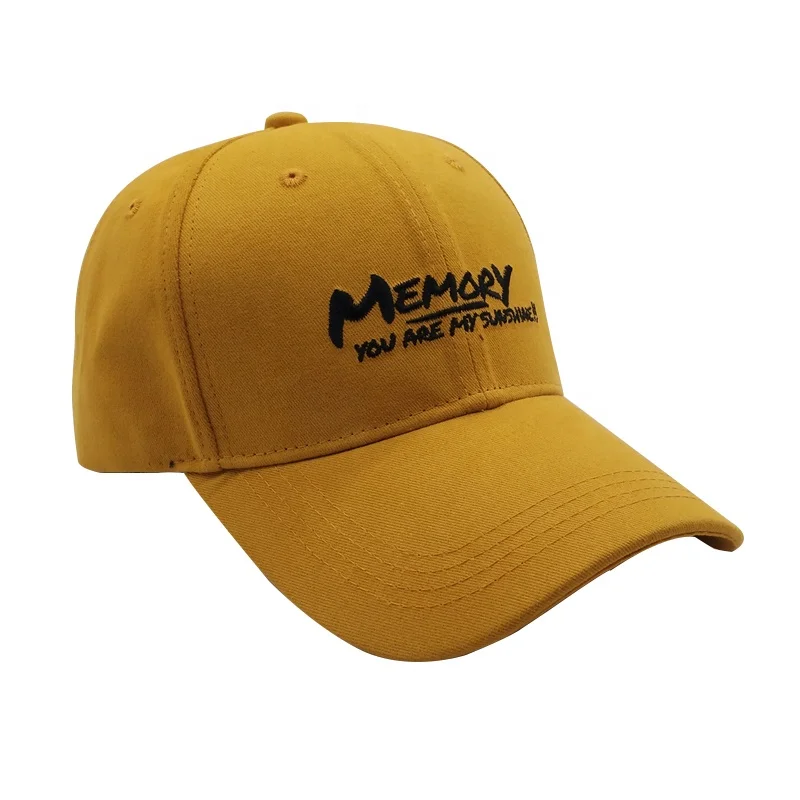 Promotional Yellow Designer Baseball Cap Embroidery Machine For Baseball Cap Manufacturer