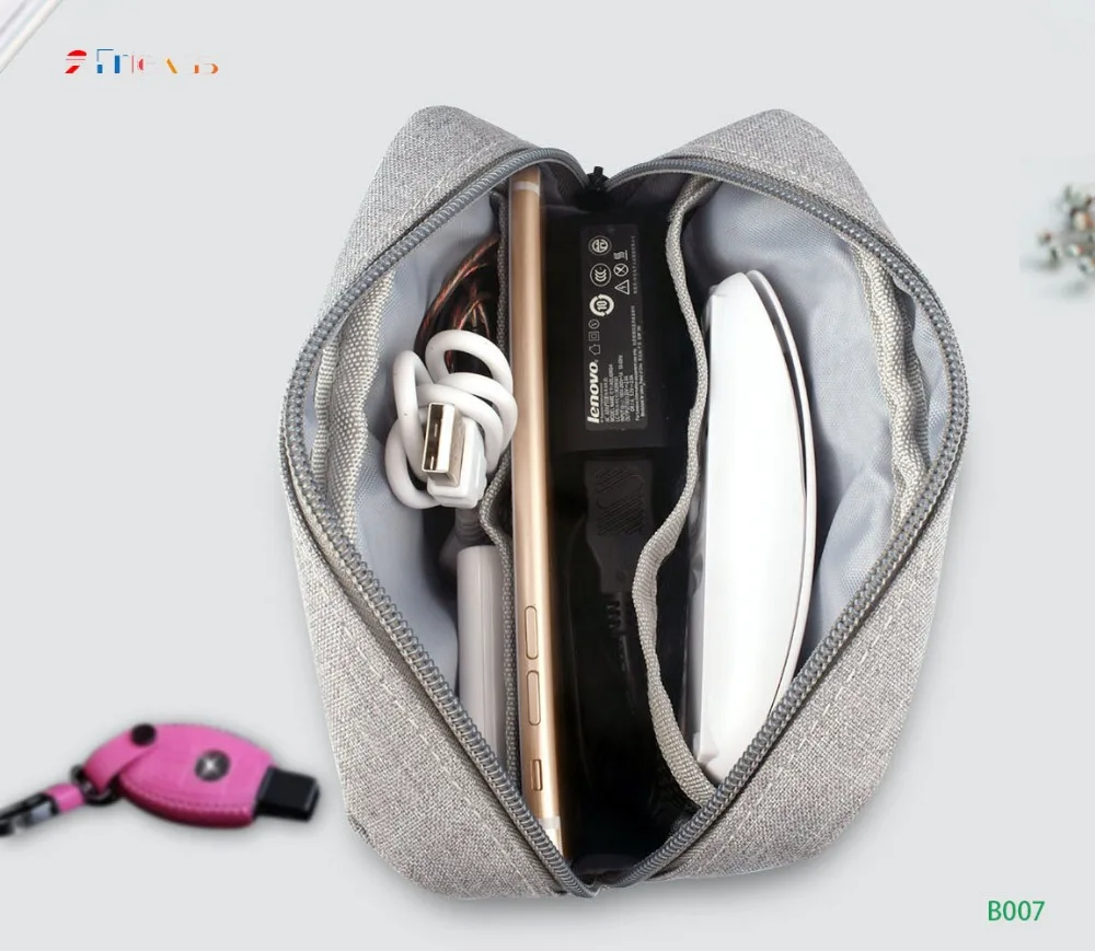 Digital electronics accessories case storage package Mouse data cable mobile power protection Organizer bag U disk headset box