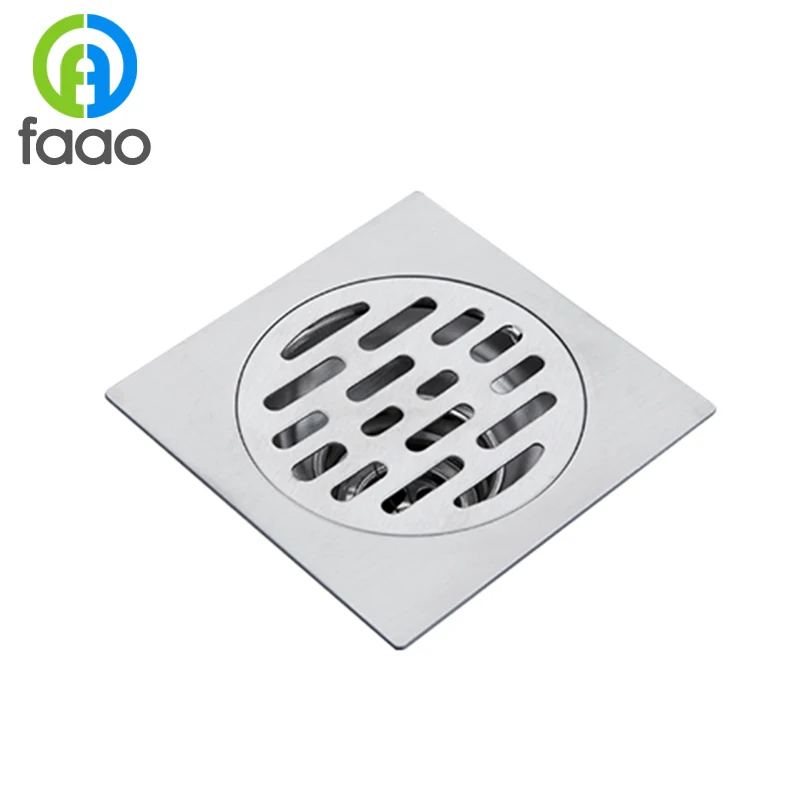 FAAO Brass plating chromium cast iron floor drain