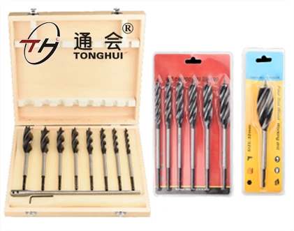 Various Size Orange black or blue painted Auger Drill Bit for wood drilling