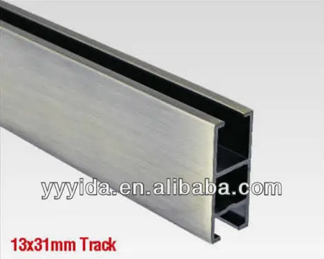 ALY Aluminium Profile 13*31mm Curtain Sliding Track Factory Price