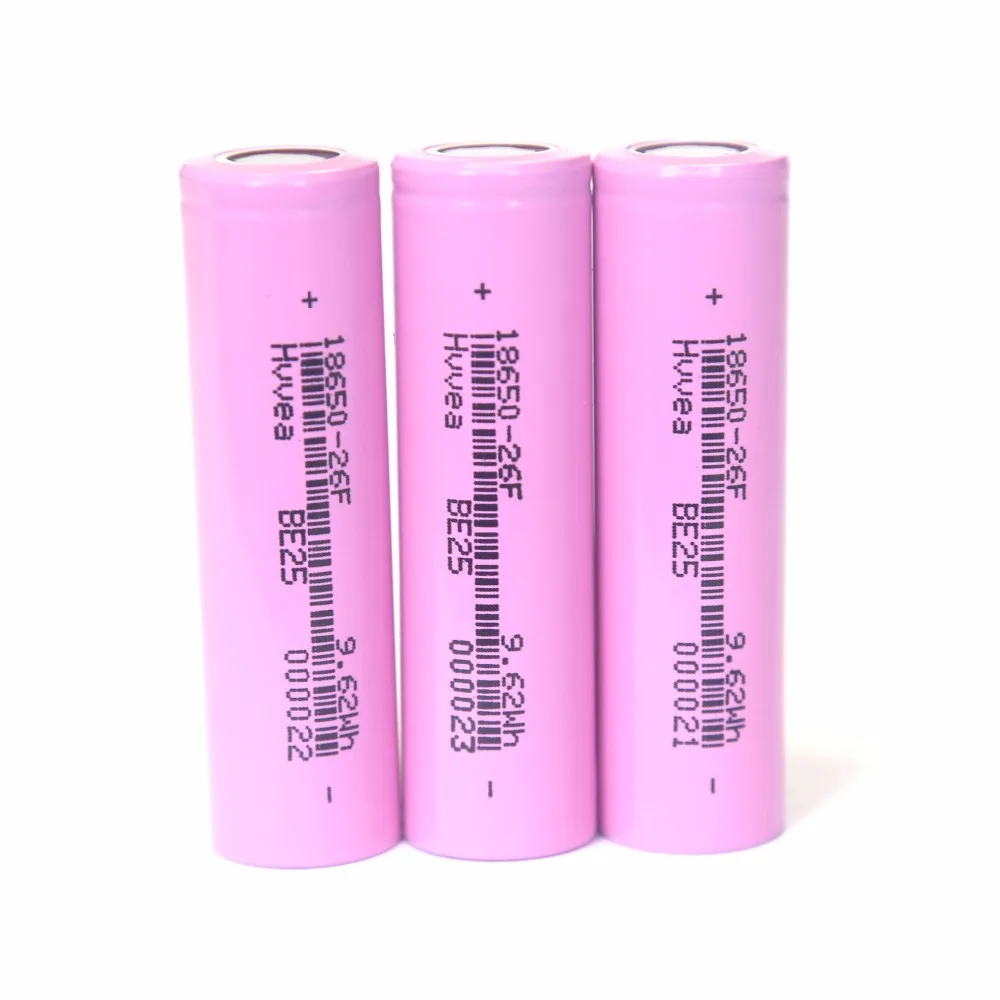 
 Перезаряжаемый литий-ионный аккумулятор высокой емкости 2600 мАч icr 18650 3,7 в для камеры  