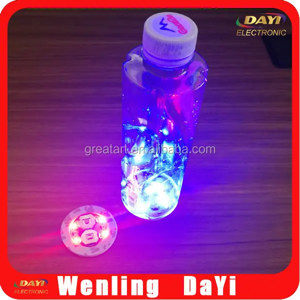 Bottle led flashing light stick, sparkling light for cups