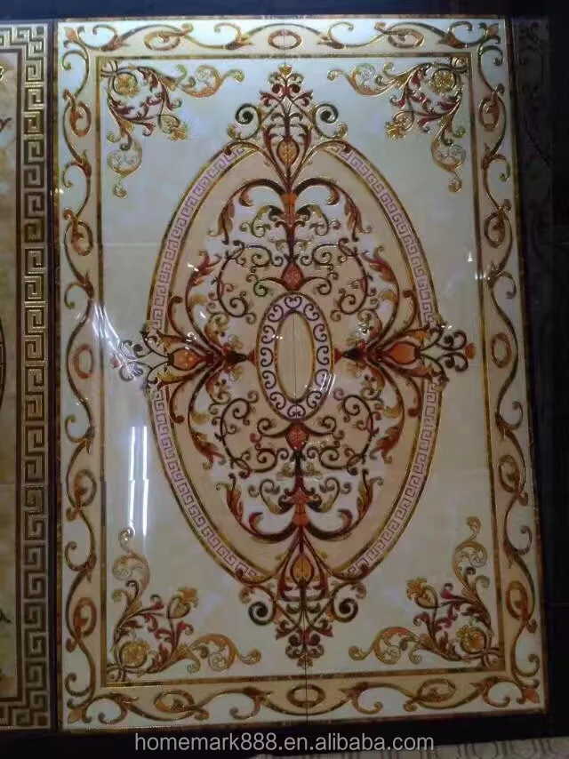 Luminous Decorative Ceramic Floor TIle Carpet With Fluorescent Powder