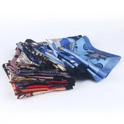 Hot Sale Men Custom Silk Printed Handkerchief