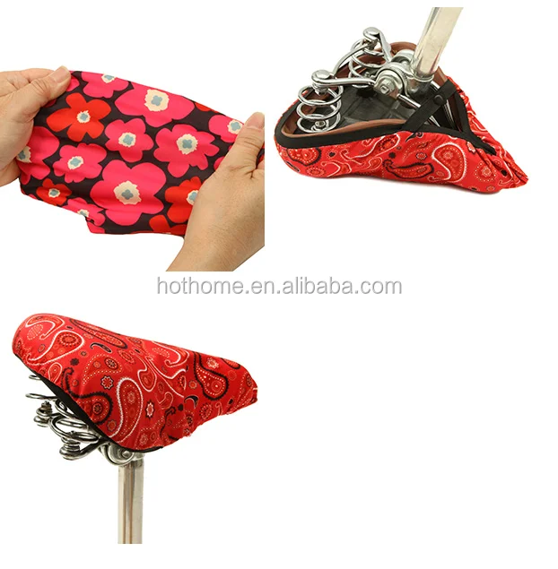 Производство фабрики BSCI, рекламный эластичный чехол на сиденье велосипеда, водонепроницаемый чехол на седло