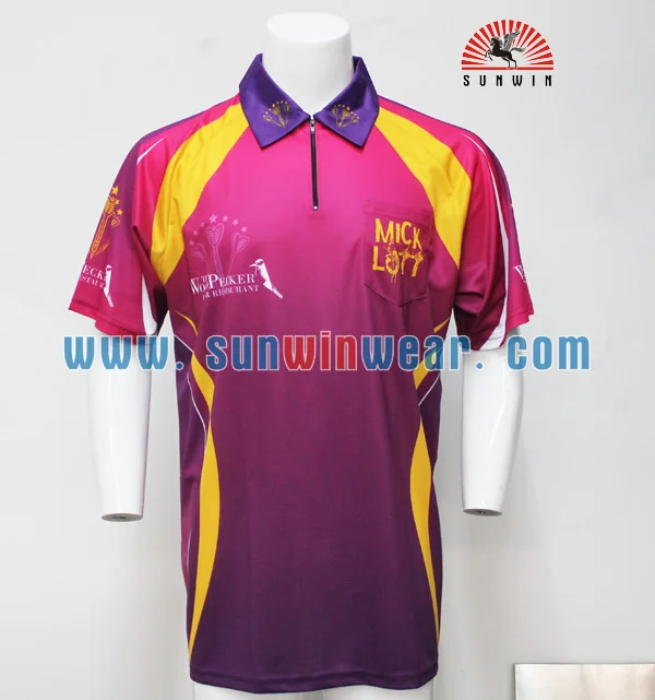 custom designs darts jersey high quality dart wear for dart team