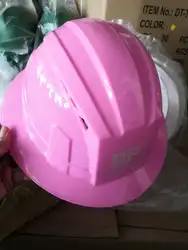 T018 HDPE CE EN397 workshop mining construction industrial  standard safety helmet with goggles