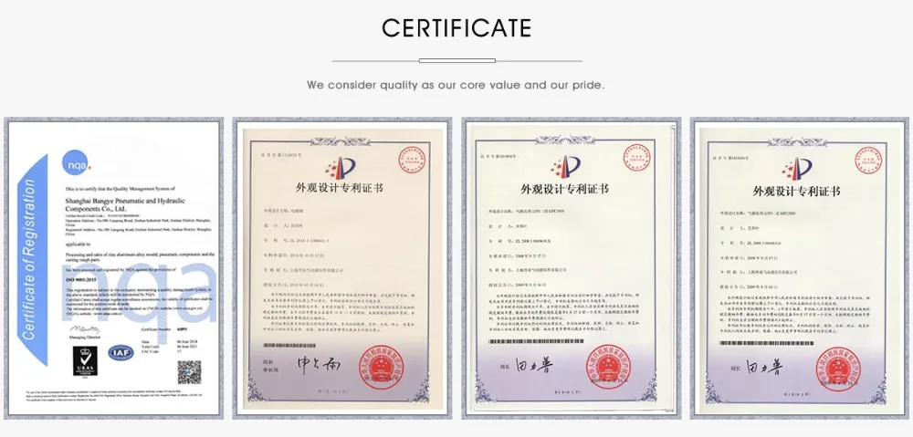 Bangye High quality Aluminum Pneumatic Air Cylinders MB