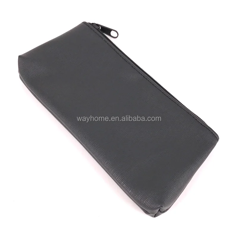 NEW! PU WATER PROOF BAG WITH ZIPPER  HAND BAG TOBACCO SMOKING PIPE LEATHER BAG/POUCH/CASE  TB-007V-B
