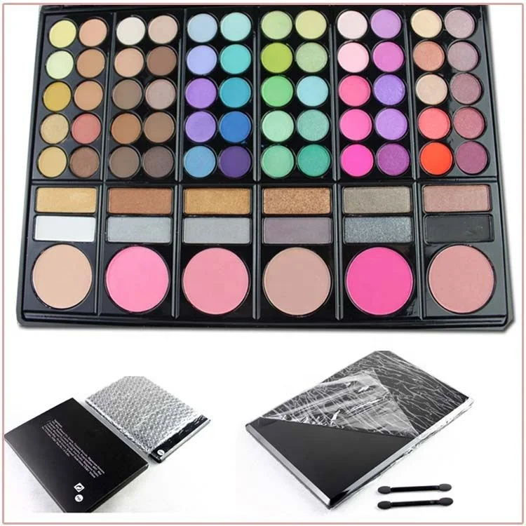 Popular 78 Multi Colored Makeup Eyeshadow Palette Set Professional Beauty Cosmetics Shimmer Matte Eyeshadow Palette