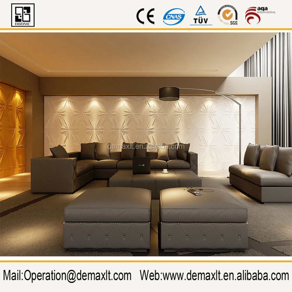 Азиатский высокий класс специализированные магазины отделочные стеновые панели 3d