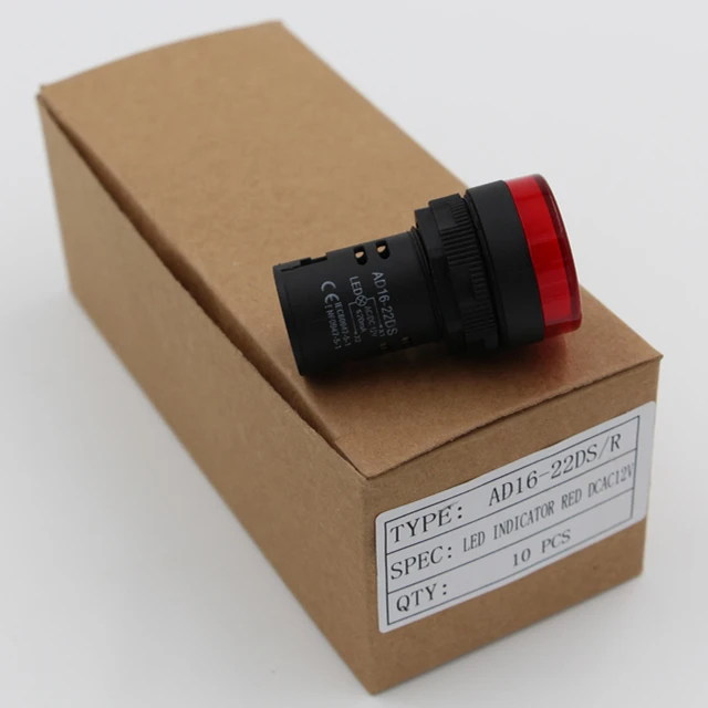 ad16 22ds led lamps indicator light 22mm with led signal lamp indicator 220v 230v