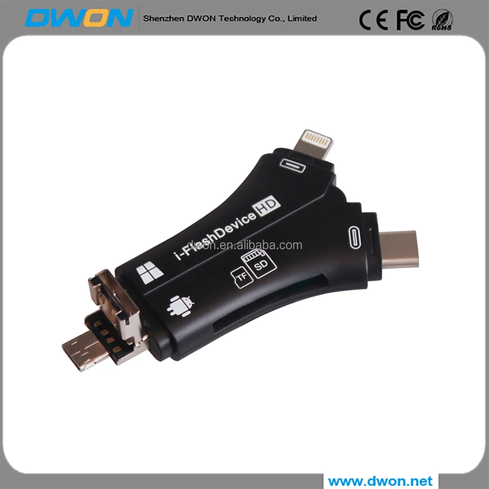 USB 2.0 памяти SD Card Reader OTG Бесплатная доставка для Android-смартфон Настольный ПК