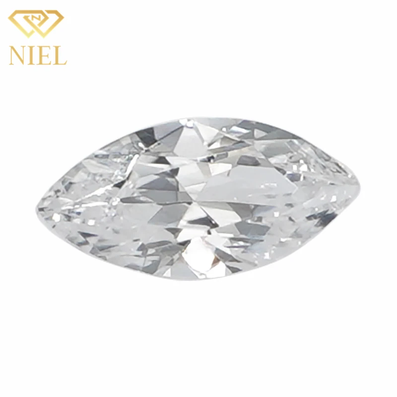 12# loose synthetic gems stones prices gemstones buyers corundum marquise sapphire stone white gemstone