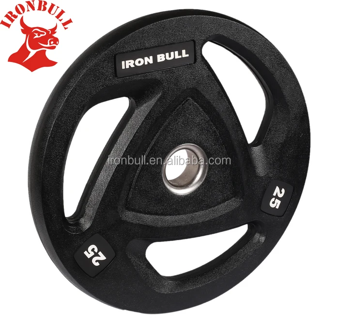 Iron Bull Popular Tri-Grips Black Rubber  Plate
