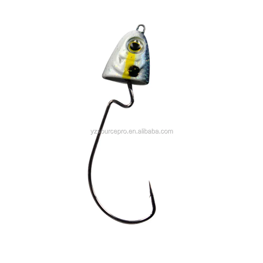 12TLWJ50-517 fishing tungsten living wiggly jig with 5/0 hook 1/2 oz. (14.2g) tn shad color 1pk