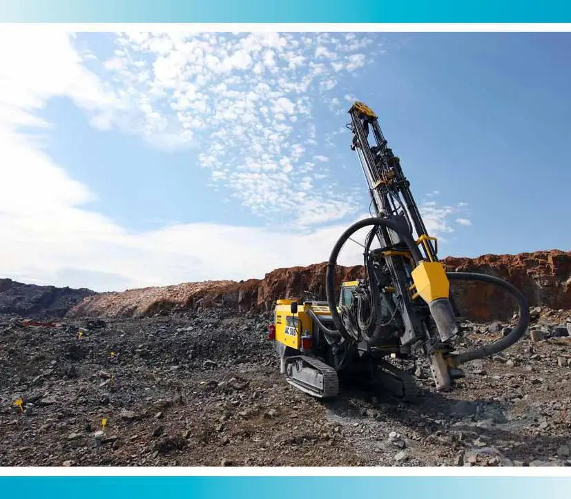 Hot sale atlas copco hydraulic drill rig PowerROC T25 for quarry site mining project with good price