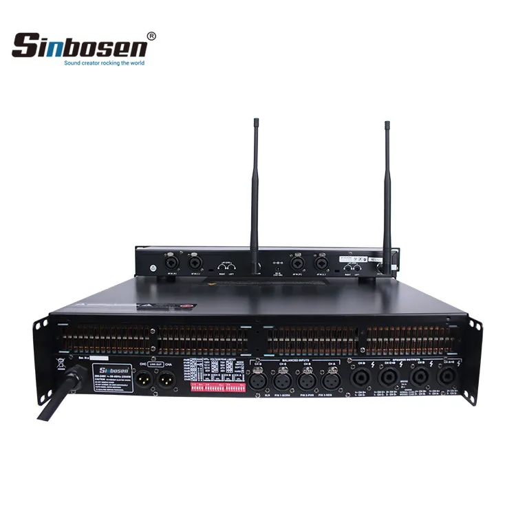 In ear monitor M-2050 wireless microphone system 2000W power amp DS-10Q recommended amplifier power for speakers
