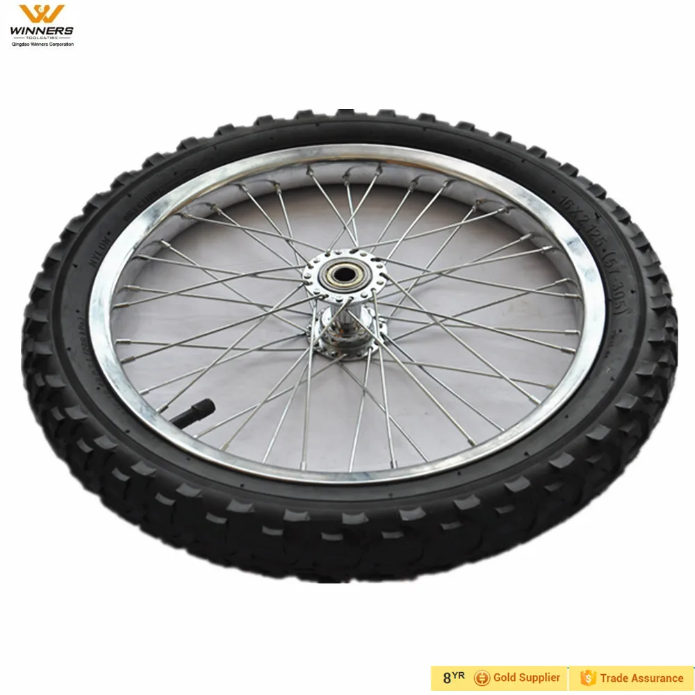 16x2.125 пневматические резиновые обода стали лошадь пони корзину колеса