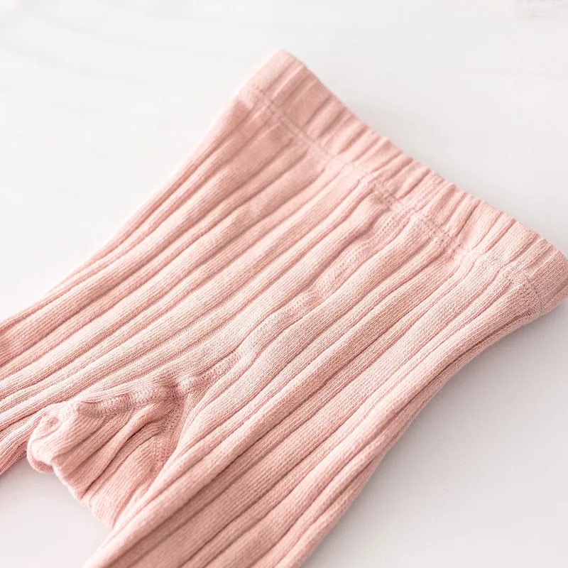 Australia Baby Girls Fall Winter TIGHTS Ribbed Cotton Pantyhose Tight Kids Plain Tights