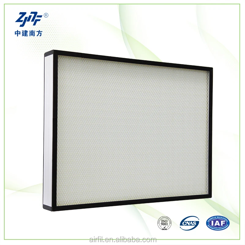ZJNF aluminium U15 H14 H14 hepa laminar flow hood 0.3m ulpa air filter with ffu unit mushroom
