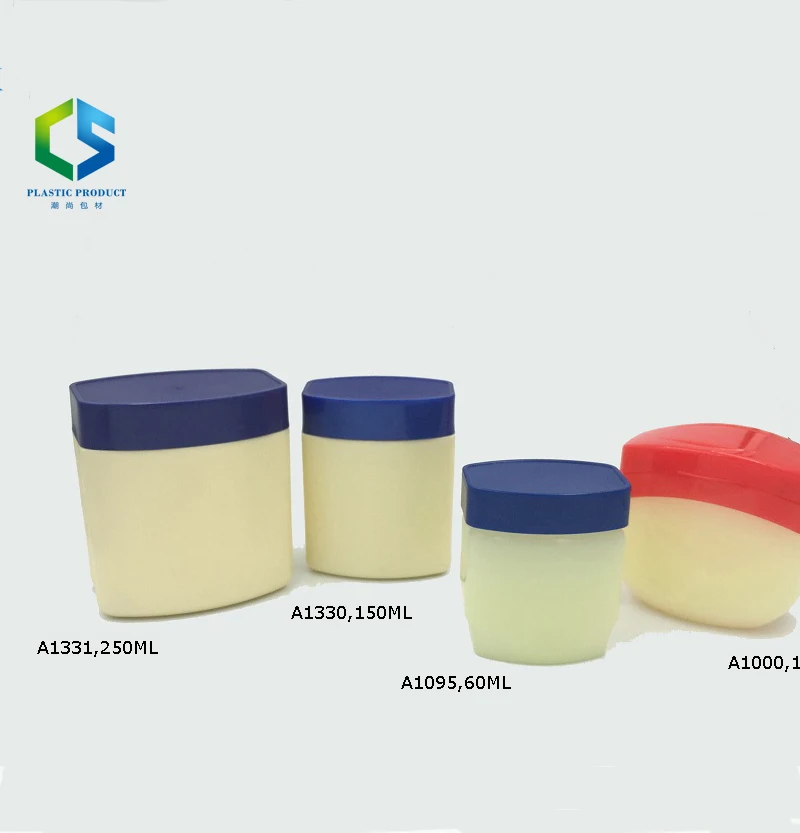 skin care empty petroleum jelly bottle  100ml 150ml 250ml cosmetic packing cream  vaselin jar