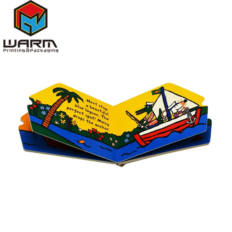 Custom Children Story Board Books Hardcover Printing Coloring Book