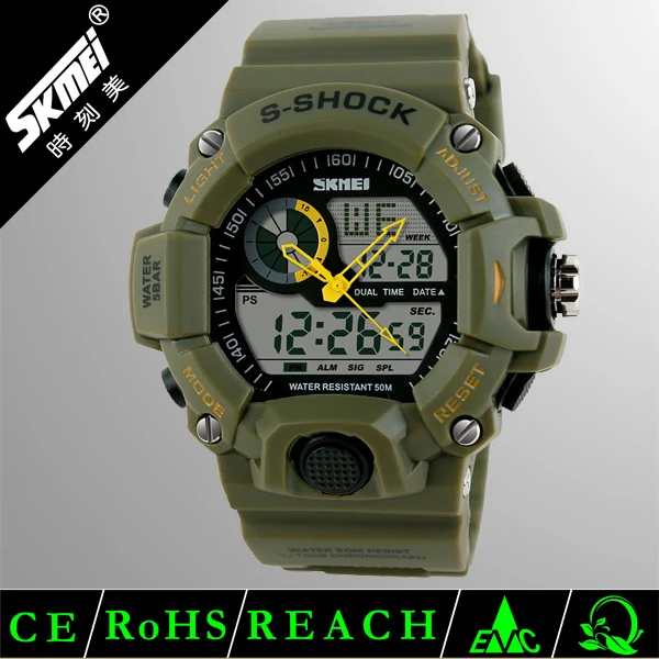 Alibaba оптовая цена новый дизайн ударопрочные водонепроницаемые мужские часы с Authenic qualitySKMEI1029