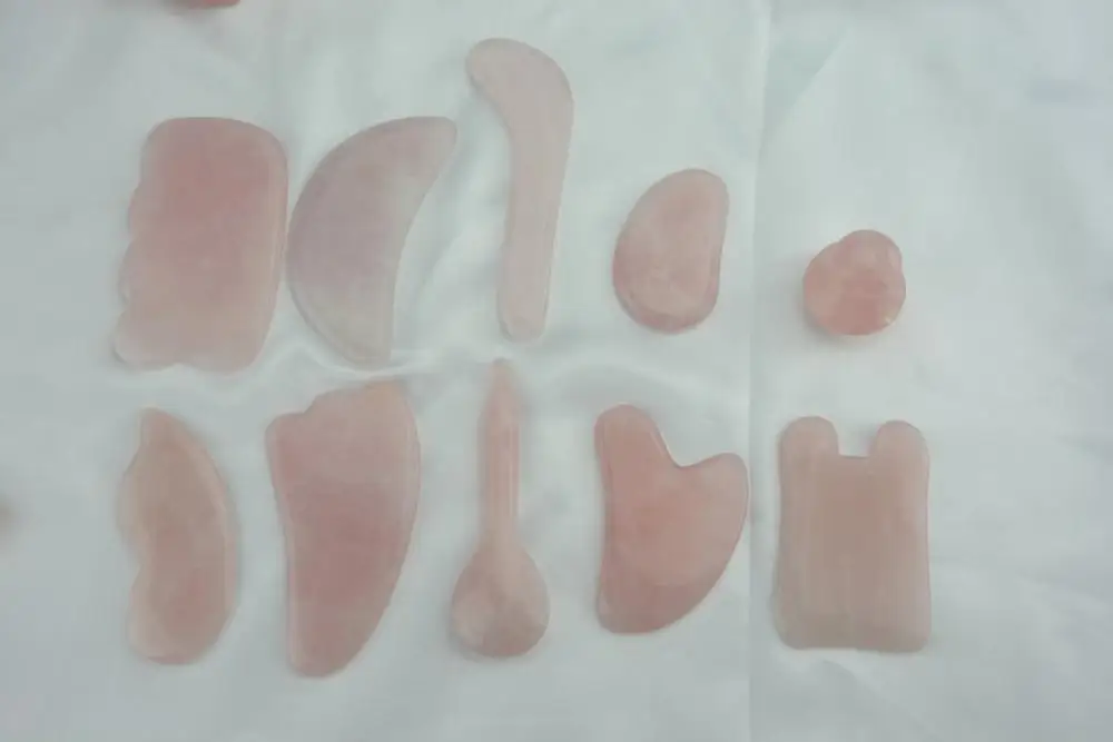 New massage Product Natural Jade Material Guasha Stone